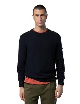 North Sails Crewneck 5Gg Knitwear  Navy Blue