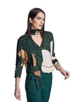 Alba Conde Blusa Verde