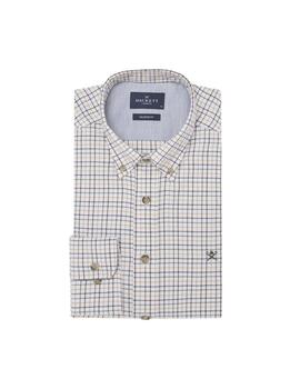 Hackett Camisa Brushed Tattersal Lt Mustard Yell