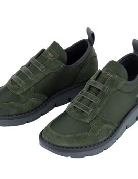 Panchic Zapatillas P05 Slip-On Nylon Suede Militar