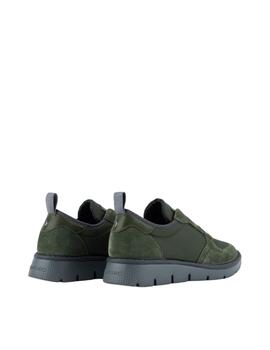 Panchic Zapatillas P05 Slip-On Nylon Suede Militar