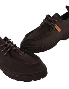 Panchic Zapato P99 Lace-Up Shoe Suede Microfibre L