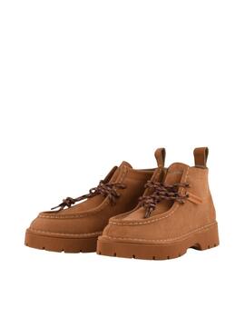 Panchic Bota P99 Ankle Boot Suede Brown Sugar