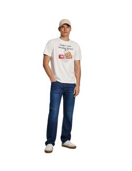 Pepe Jeans Camiseta Axel Tee Off White