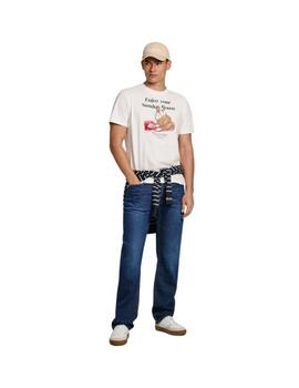 Pepe Jeans Camiseta Axel Tee Off White