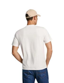 Pepe Jeans Camiseta Axel Tee Off White