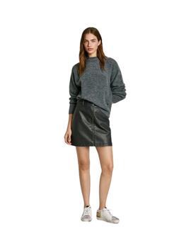 Pepe Jeans Punto Irma Crew Neck Dark Grey Marl