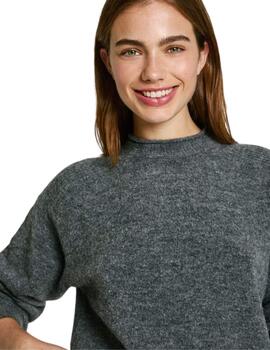 Pepe Jeans Punto Irma Crew Neck Dark Grey Marl