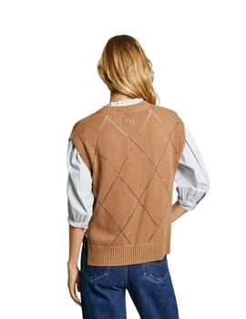 Pepe Jeans Punto Idris Vest Stowe Beige