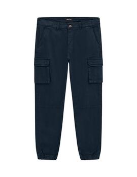 Gas Pantaloni Bob Gym Pks Flap  Navy Blue