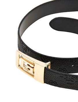 Guess Cinturón Cresidia Rev & Adj Belt H30 Black