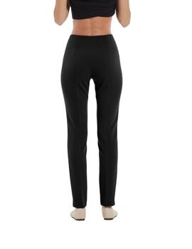 Oky Pantalón Zass Plana Stretch  Negro-0