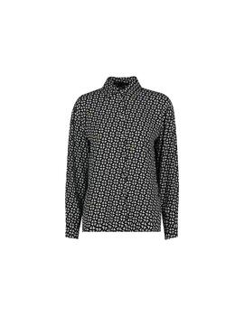 Gaudi Camicia M/L Color  Hearts Black-White