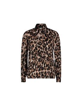 Gaudi Camicia M/L Color  Animalier Macad.Brun