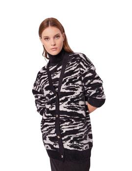 Gaudi Cardigan M/L Color  Zebra Black-White