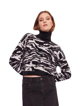 Gaudi Maglia Dolcevita M/L Color  Zebra Black-Whit