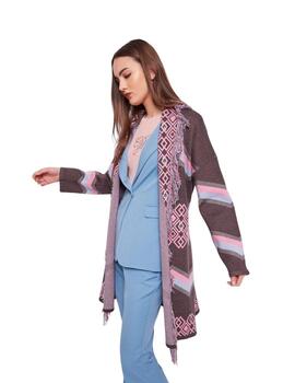 Gaudi Cardigan M/L Color  Geometric Antracite