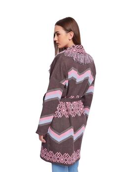 Gaudi Cardigan M/L Color  Geometric Antracite