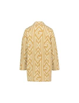 Gaudi Cappotto In Maglia Jacquard M-L Color  Sand-