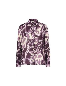 Gaudi Camicia Con Fiocco M-L Color  Plum Purple-Ve