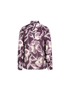 Gaudi Camicia Con Fiocco M-L Color  Plum Purple-Ve