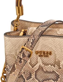 Guess Bolso Eire Small Bucket Natural