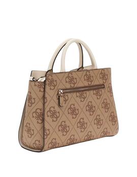 Guess Bolso Nolana Girlfriend Satchel Latte Logo/B