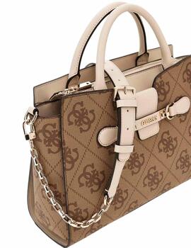 Guess Bolso Nolana Girlfriend Satchel Latte Logo/B