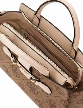 Guess Bolso Nolana Girlfriend Satchel Latte Logo/B