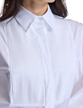 Alba Conde Blusa Blanco