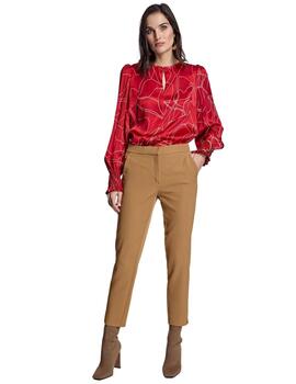 Alba Conde Blusa Rojo