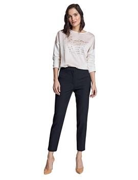 Alba Conde Pantalon Negro