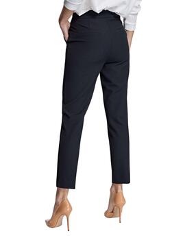 Alba Conde Pantalon Negro