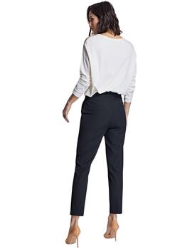 Alba Conde Pantalon Negro