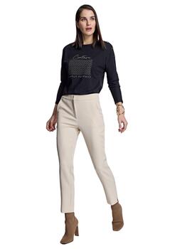 Alba Conde Pantalon Natural