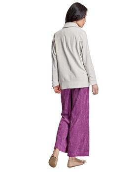 Alba Conde Pantalon Malva