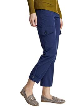 Alba Conde Pantalon Marino