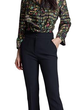 Alba Conde Pantalon Negro