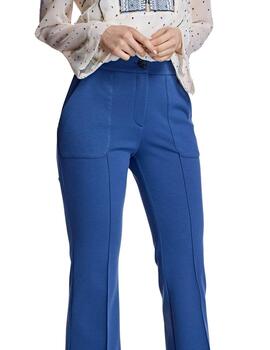 Alba Conde Pantalon Azul