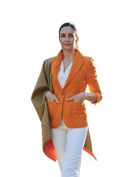 Henry Arroway Blazer Evelyn Orange