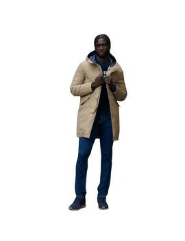 Blauer Raincoat / Long Jackets Faywood Beige 301