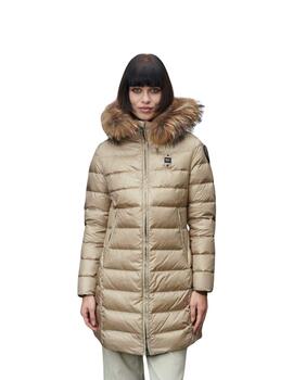 Blauer Raincoat / Long Jackets Kristin Beige 301 I