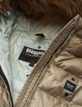 Blauer Raincoat / Long Jackets Kristin Beige 301 I