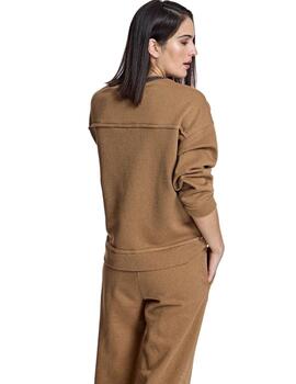 Alba Conde Jersey Camel