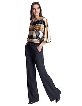 Alba Conde Pantalon Negro