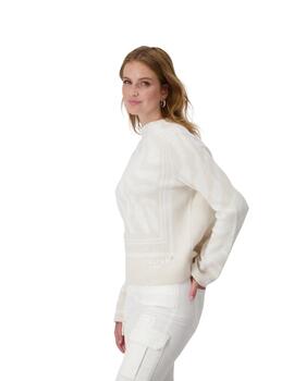 Monari Pullover Off-White Pattern