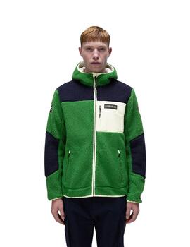 Napapijri Sudadera YUPIK FZ 3 GREEN KELLY