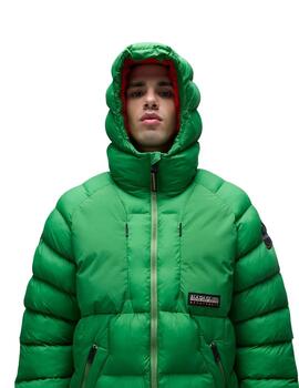 Napapijri Chaqueta A-MOESA PUF GREEN KELLY