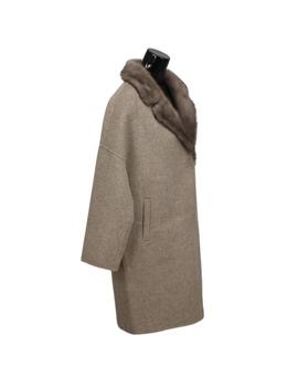 LUIS CAMPOY CHAQUETON  ALPACA/VISON ALP27 PASTEL