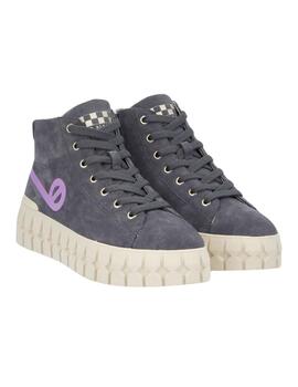 Zapatillas No Name - Play Mid Suede/Print'Smoke